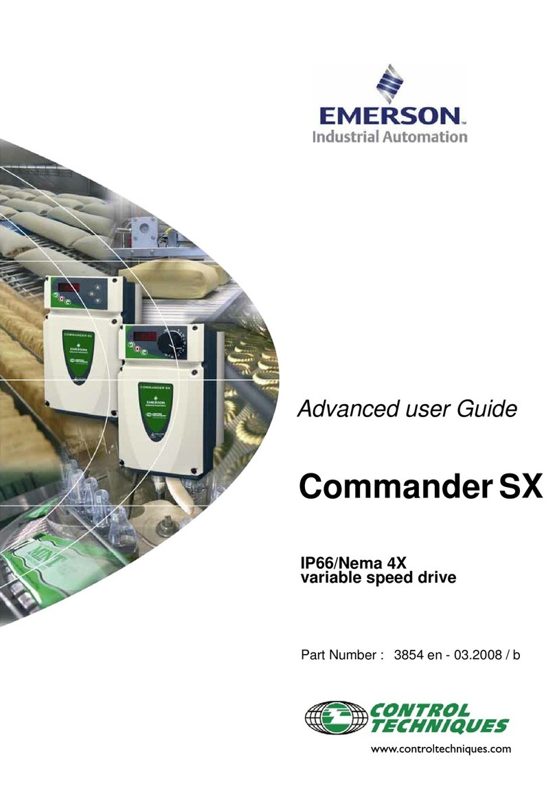 Emerson Commander SX Advanced user's guide