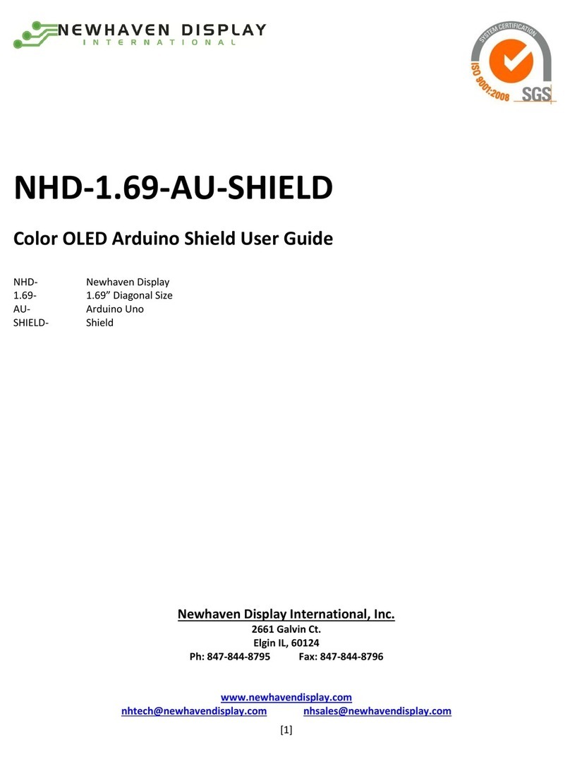 Newhaven Display International NHD-1.69-AU-SHIELD user guide