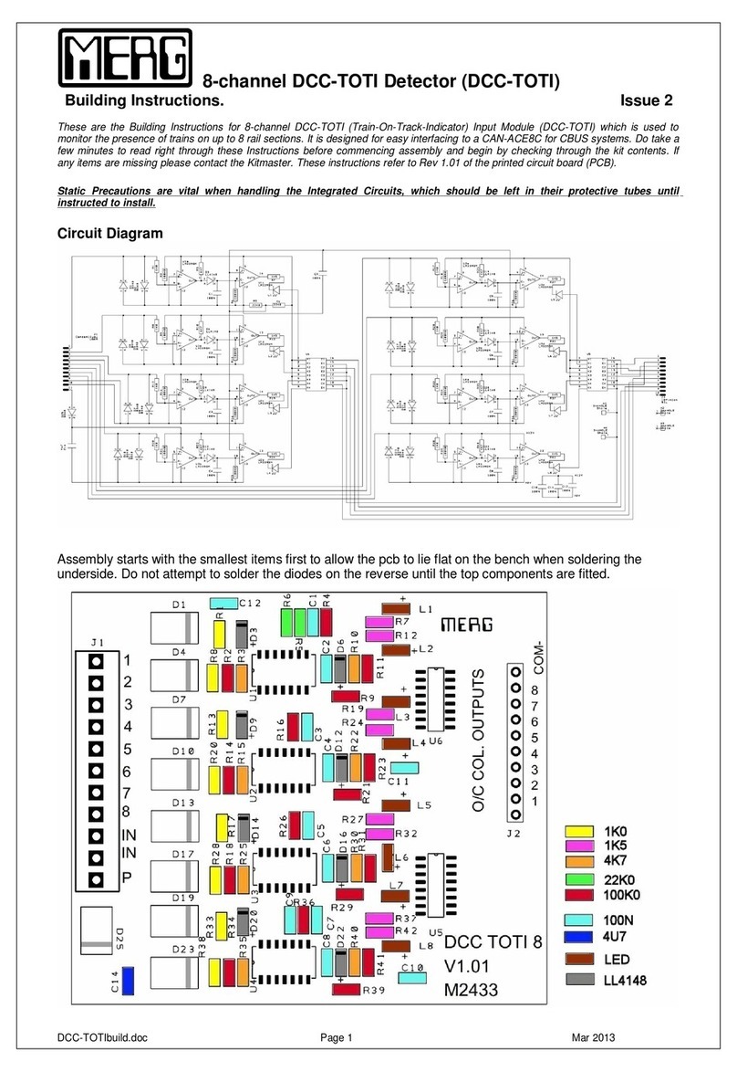 Merg DCC-TOTI Building instructions