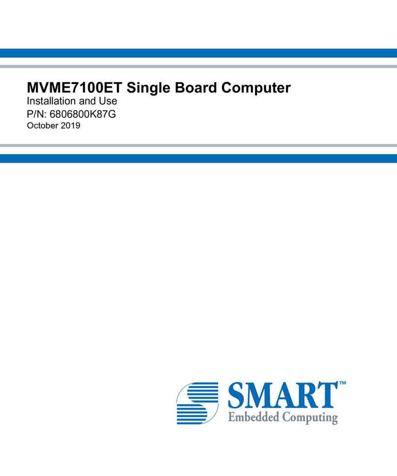 SMART Embedded Computing MVME7100ET Quick start guide
