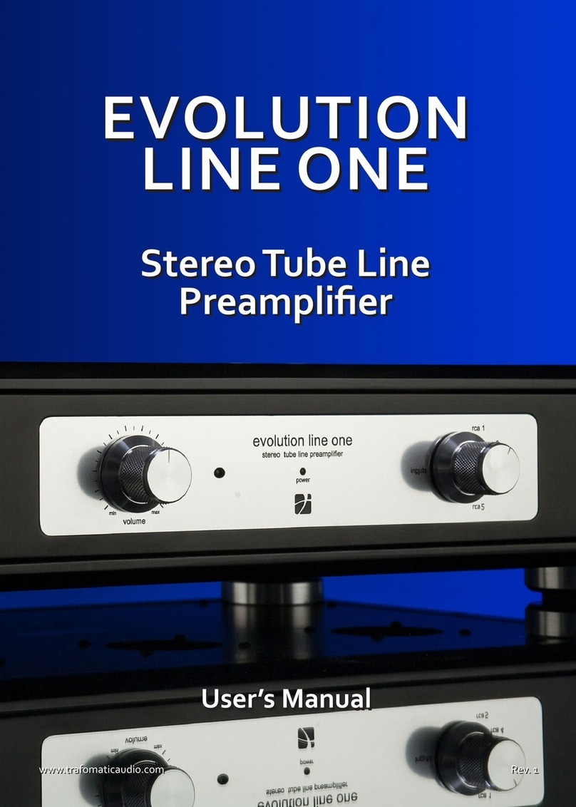 Transfomatic Audio EVOLUTION LINE ONE user manual