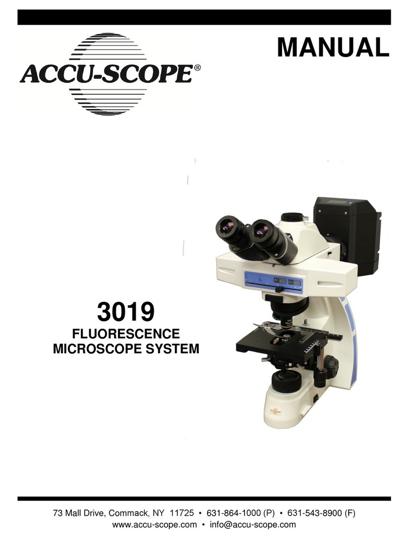 Accu-Scope 3019 User manual