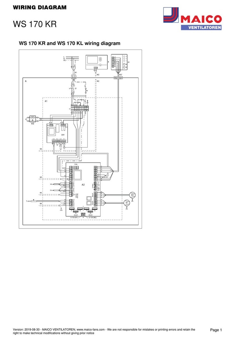 Maico WS 170 KR Quick start guide