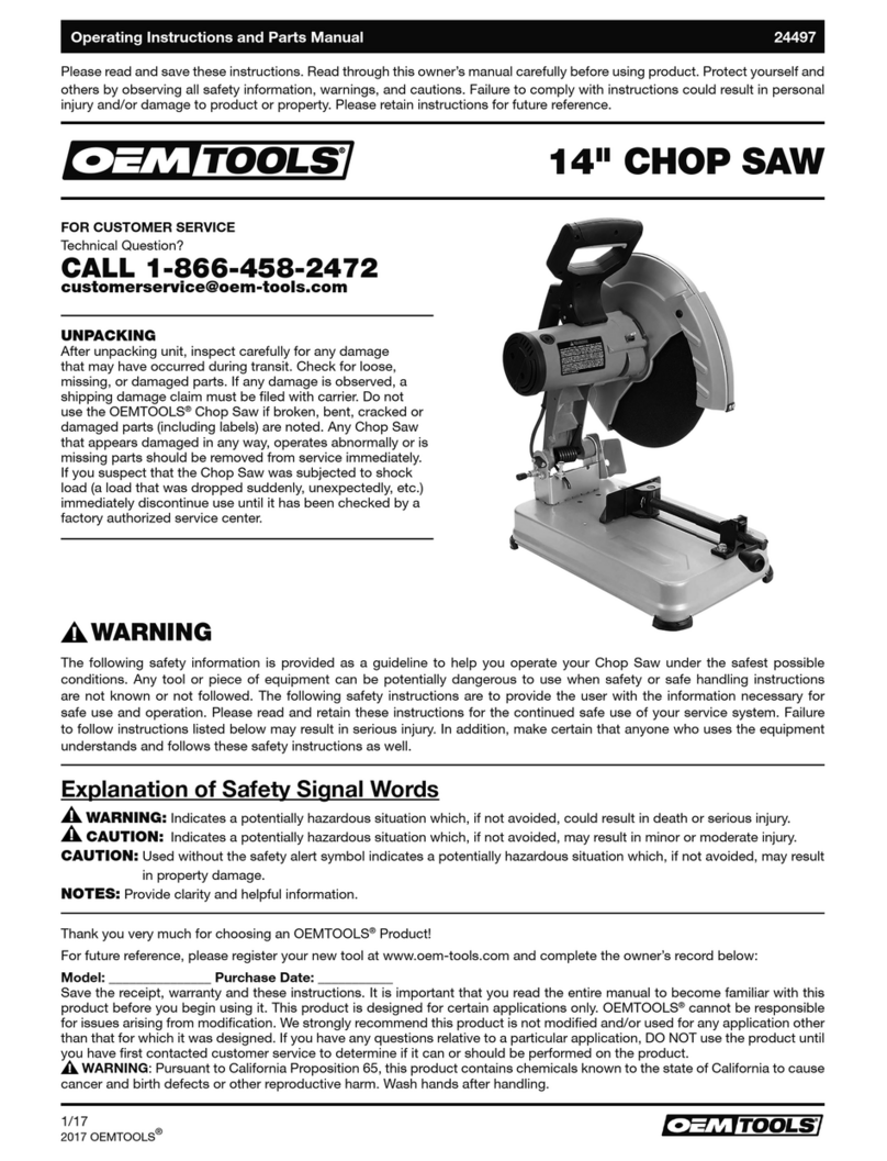 OEM Tools 24497 operating instructions OEM Tools 24497 operating instructions