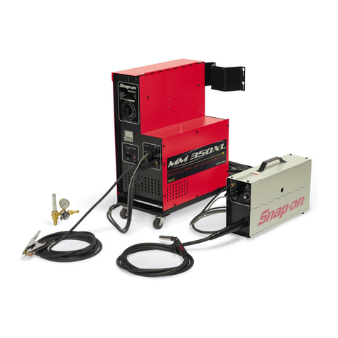 Snap-On MUSCLE MIG SYSTEM MM350XL owner's manual
