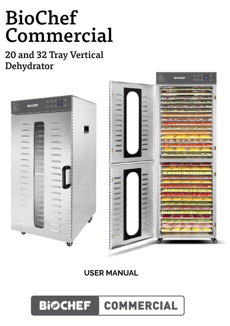 Biochef Commercial 20 user manual