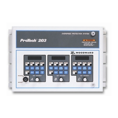 Woodward ProTech 203 Operation manual