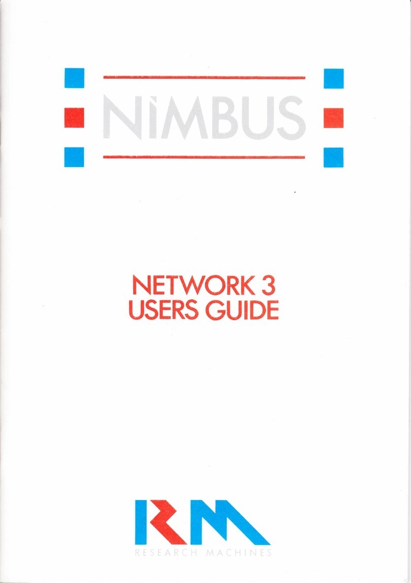 RESEARCH MACHINES Nimbus Network 3 user guide RESEARCH MACHINES Nimbus Network 3 user guide