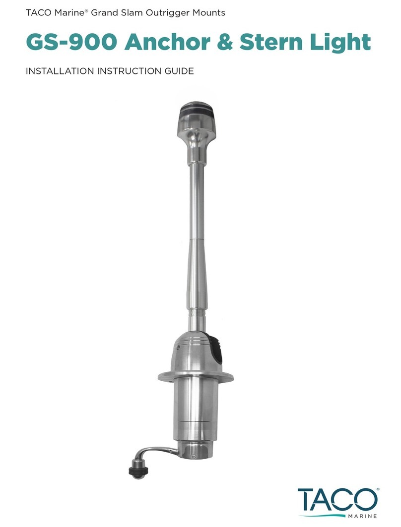 Taco Marine Grand Slam 900 Installation instruction guide