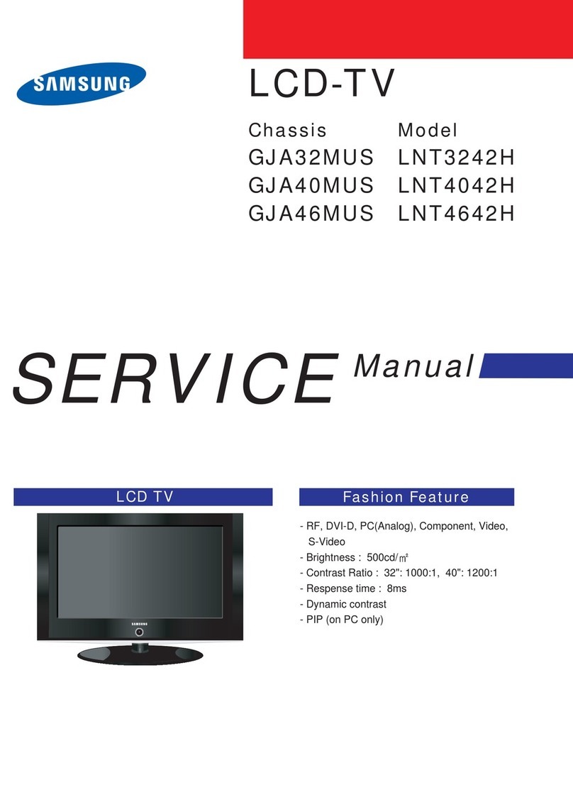 Samsung LNT3242H - 32" LCD TV User manual