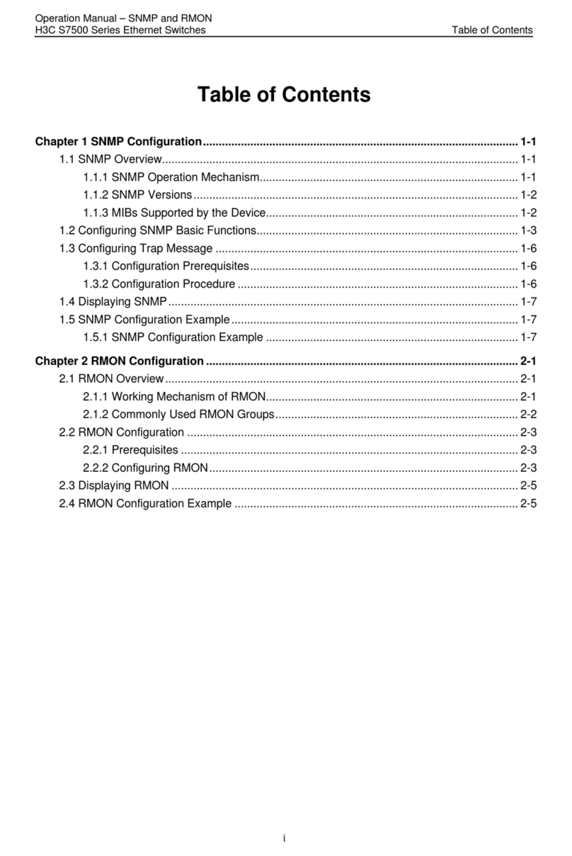 H3C S7500 Series Operation manual