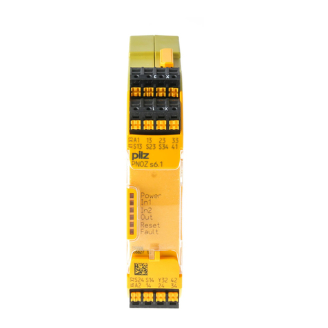Pilz PNOZ s6.1 User manual Pilz PNOZ s6.1 User manual
