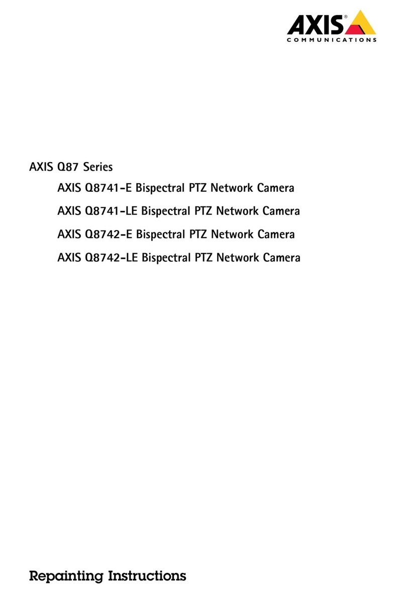 Axis Q8741-E User manual