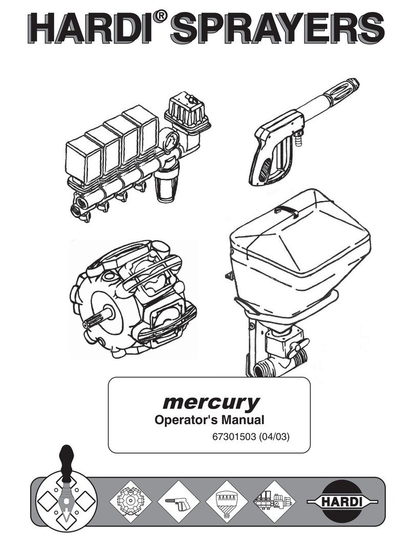 Hardi mercury User manual