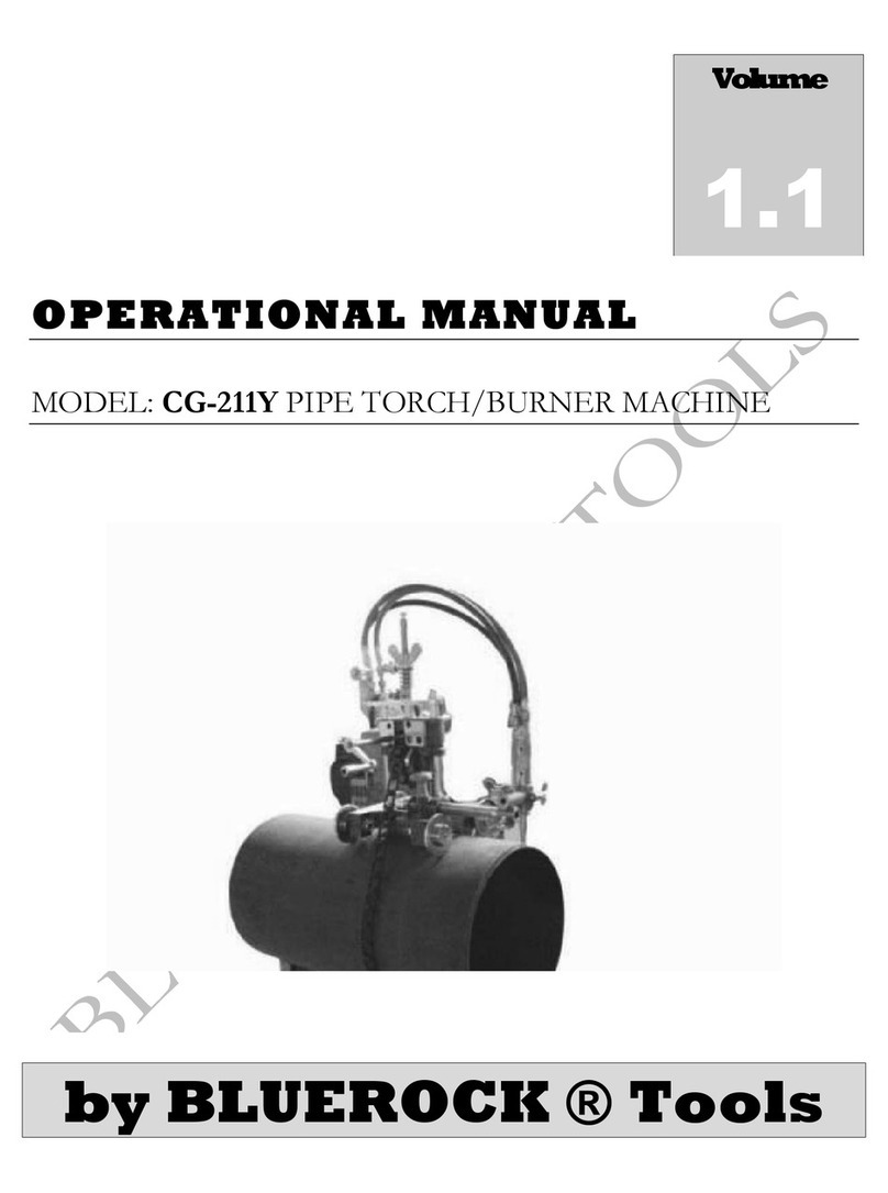 Bluerock Tools CG-211Y Operational manual