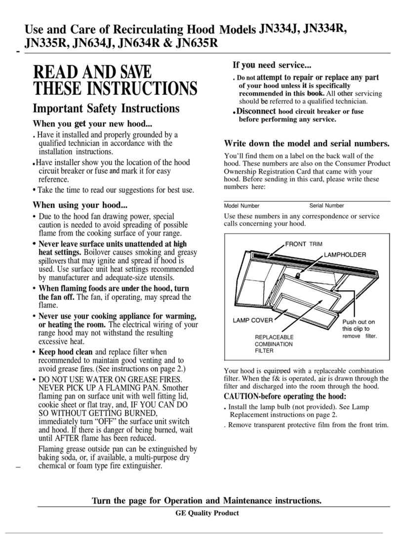 GE JN334J Use and care