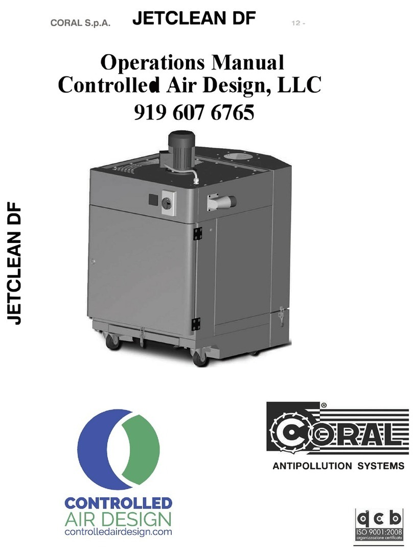 Coral JETCLEAN DF Series Operation manual