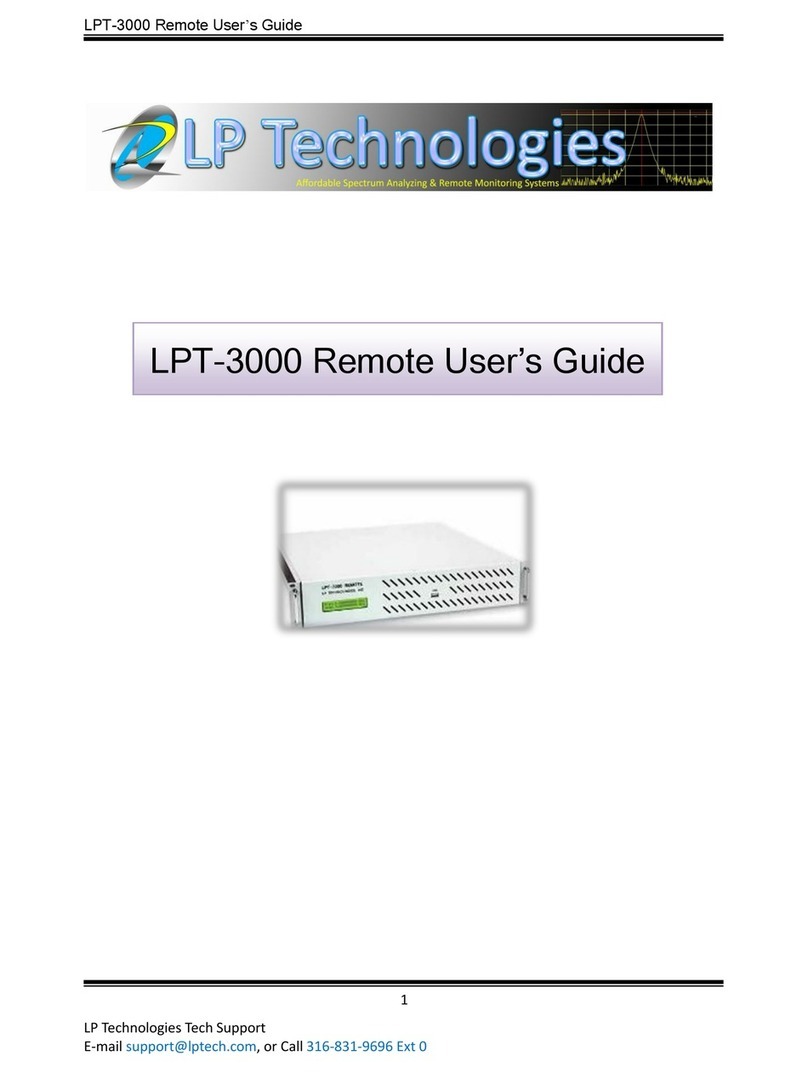 LP Technologies LPT-3000 User manual