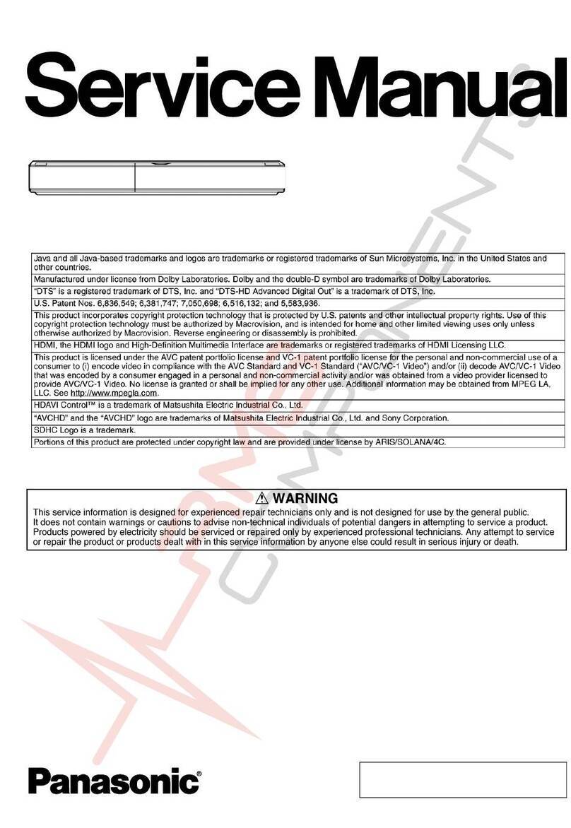 Panasonic DMP-BD30GN User manual