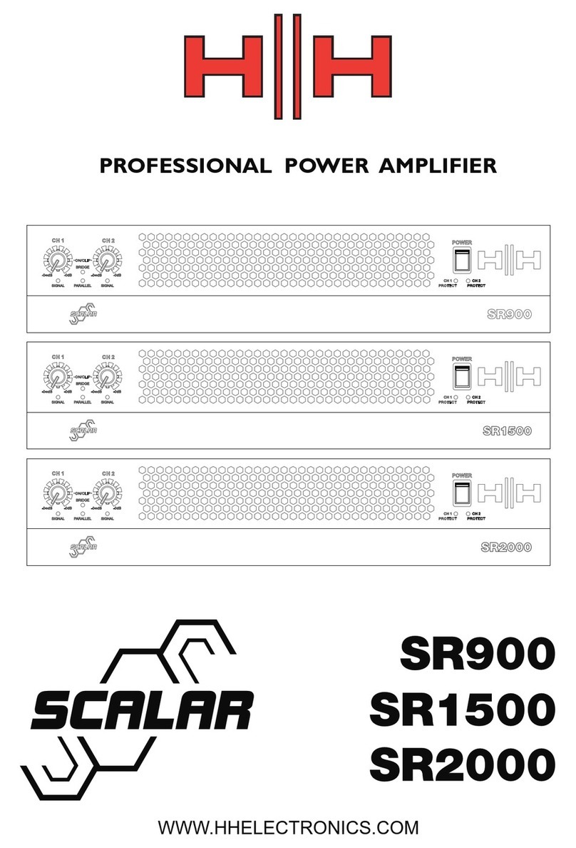 HH Electronics SCALAR SR Series manual