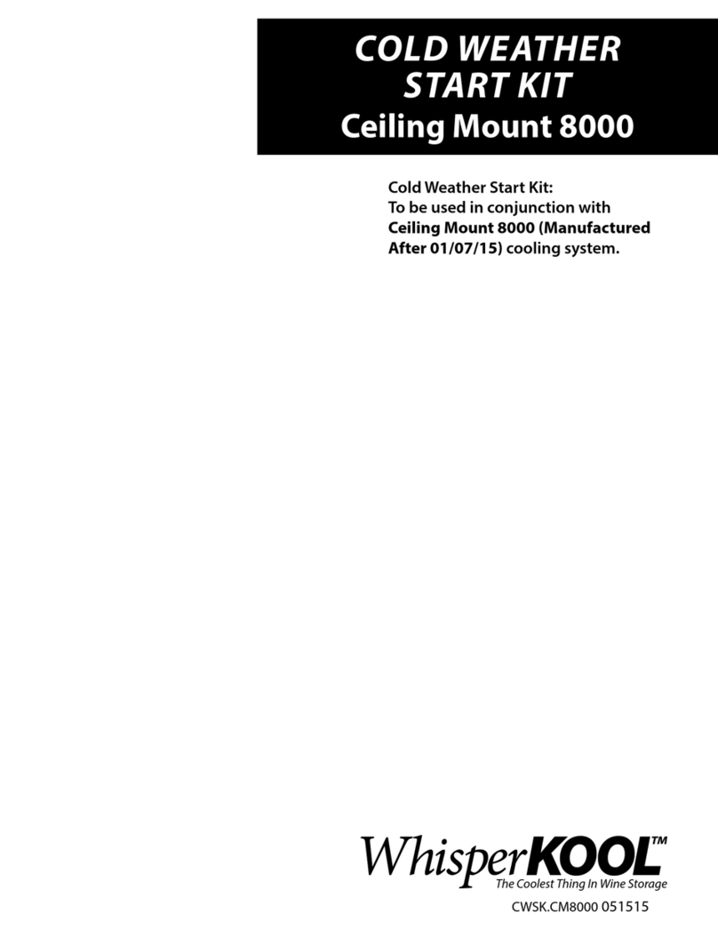WHISPER KOOL Ceiling Mount 8000 manual