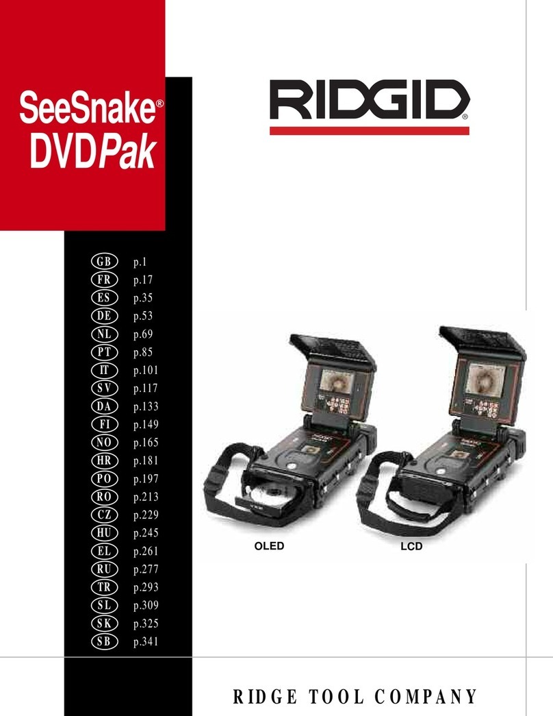 RIDGID SeeSnake DVDPak manual