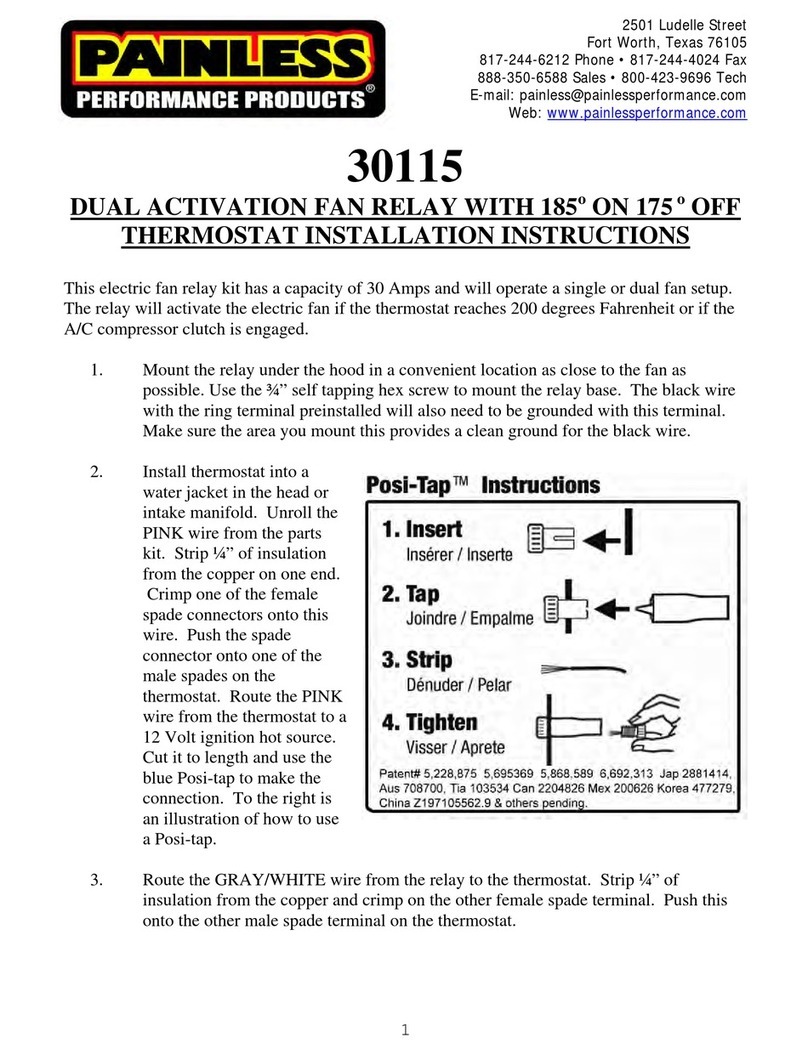 Painless Performance Products 30115 installation instructions