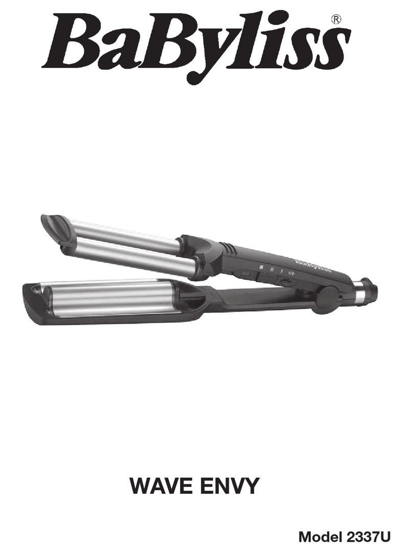 BaByliss Wave Envy 2337U User manual