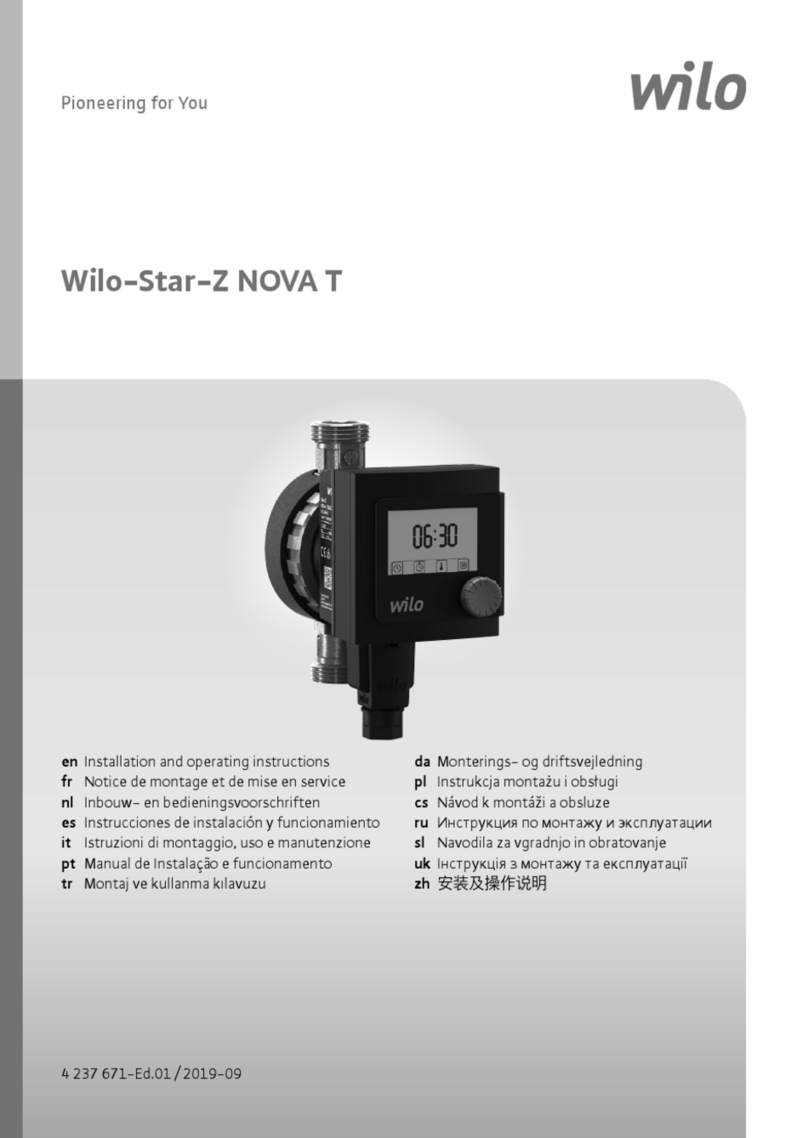 Wilo Star-Z NOVA T User manual