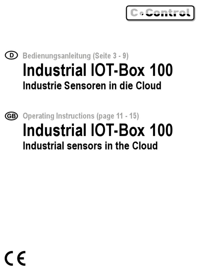 C-Control IOT-Box 100 operating instructions