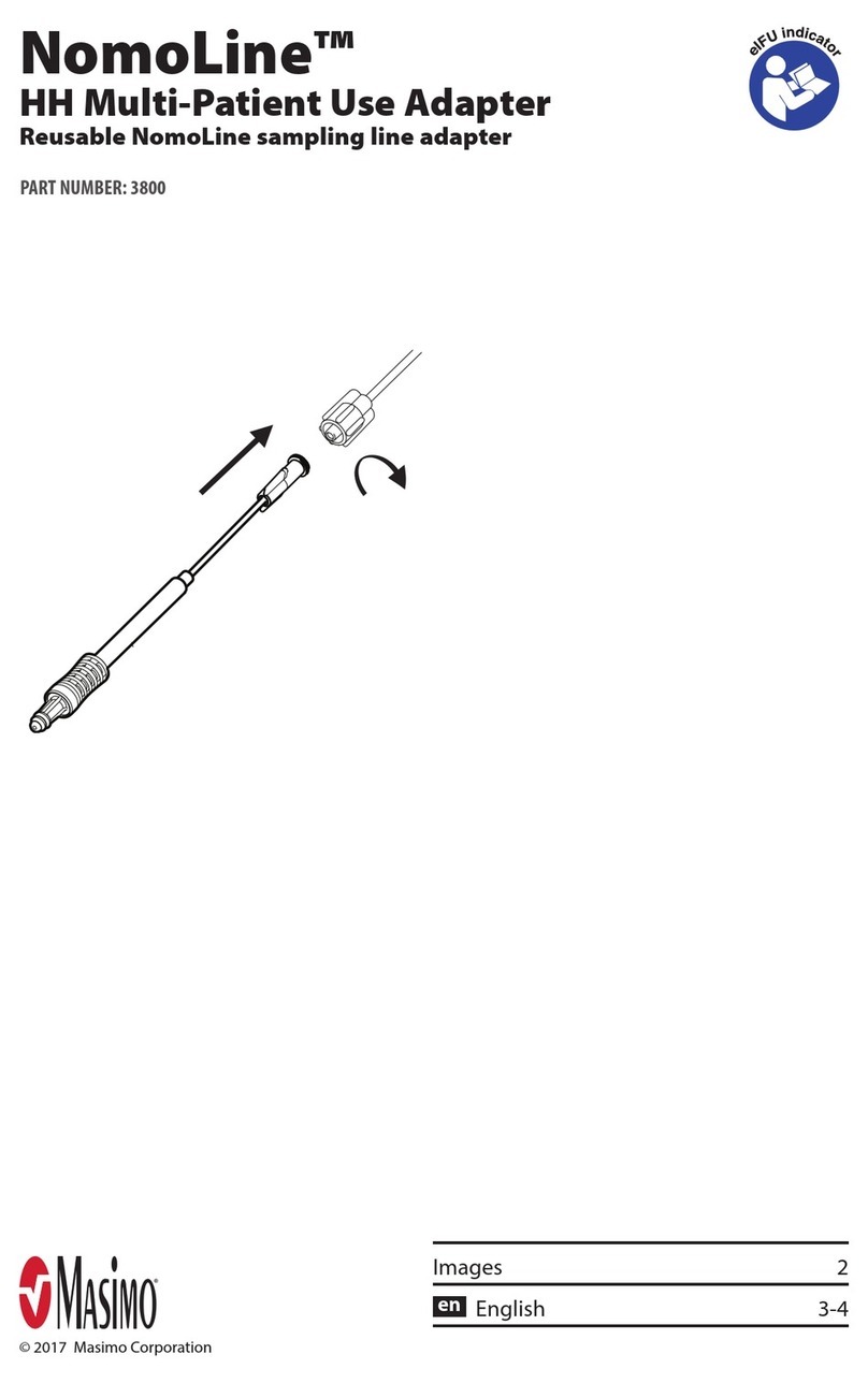 Masimo NomoLine 3800 Directions for use