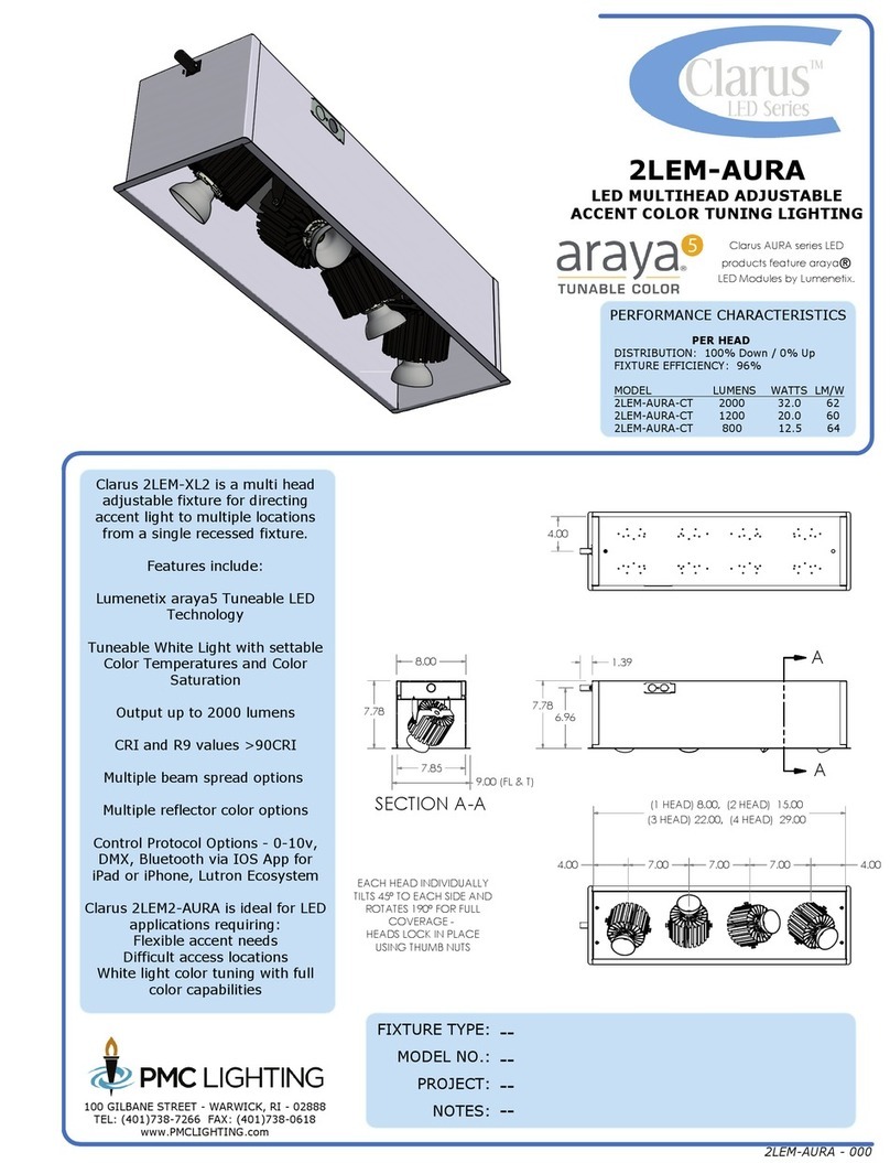 PMC Clarus LED Series manual