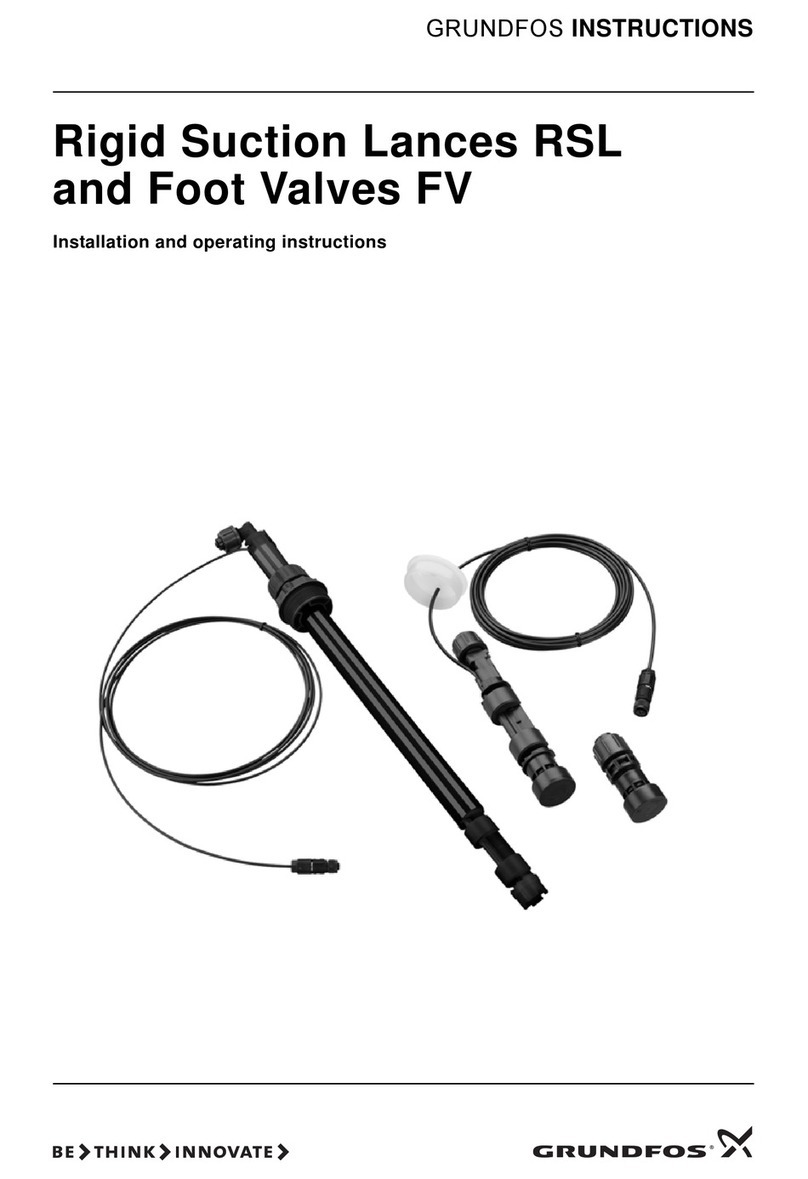 Grundfos RSL Installation and operating instructions