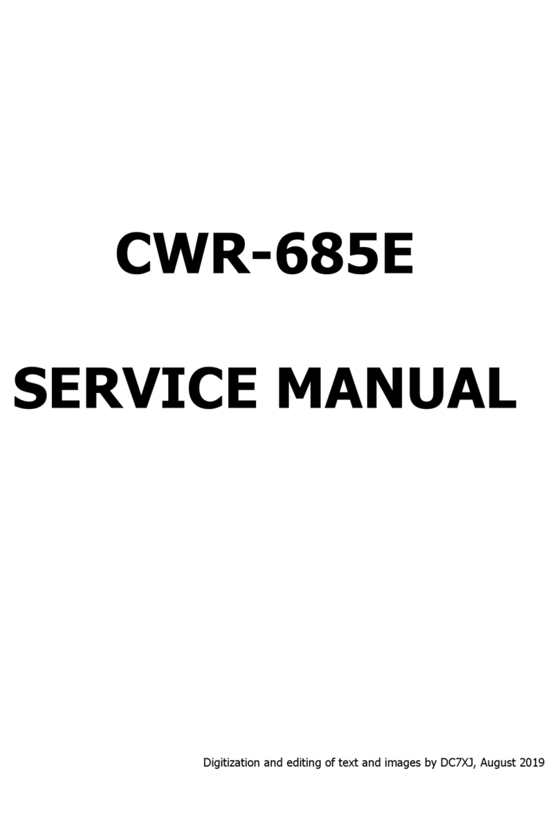 TELEREADER CWR-685E Service manual
