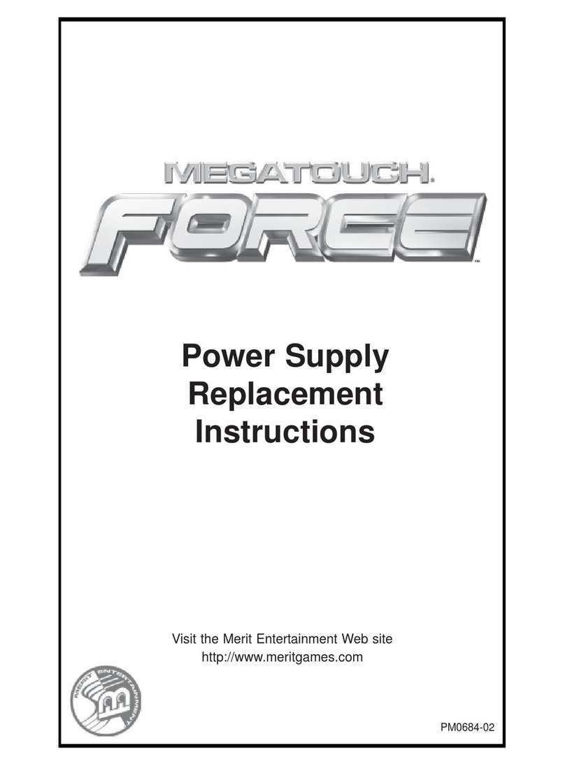 Merit MEGATOUCH FORCE Series Replacement instructions