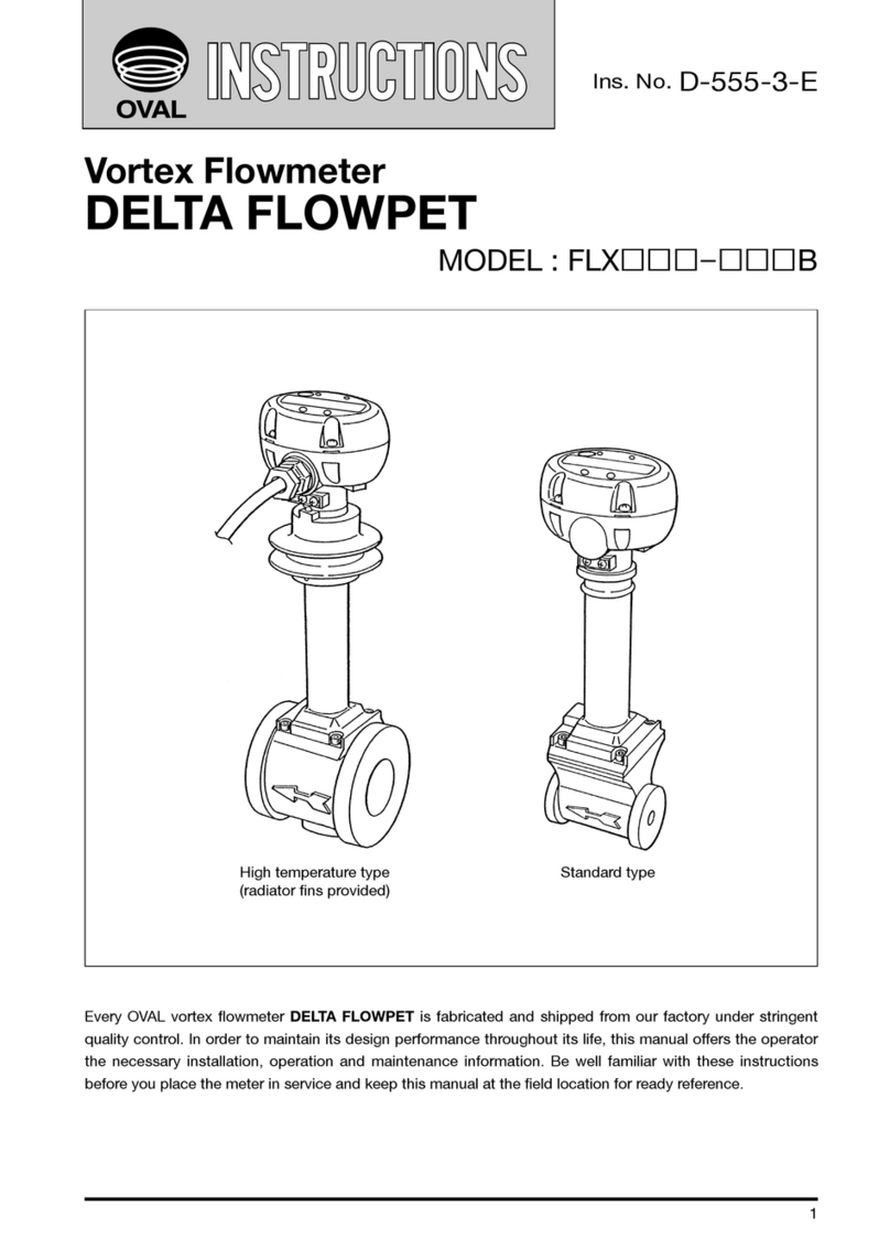 Oval Delta Flowpet FLX B Series instructions