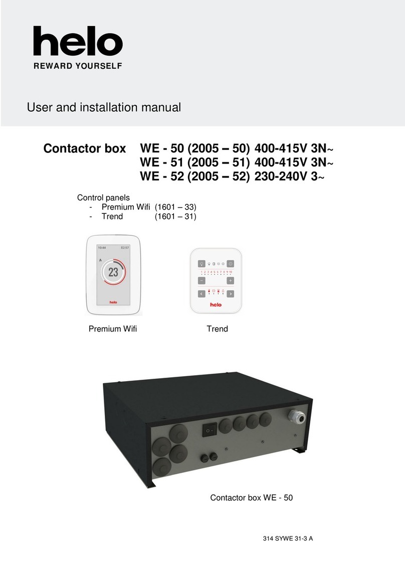 Helo WE-50 Operating manual