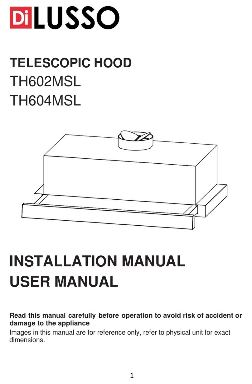 diLUSSO TH602MSL Installation manual & users manual