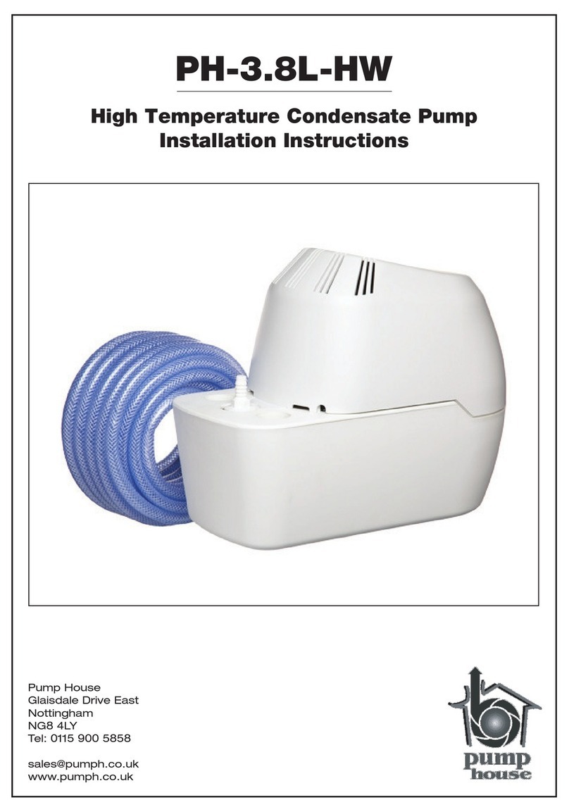 Pump House PH-3.8L-HW installation instructions