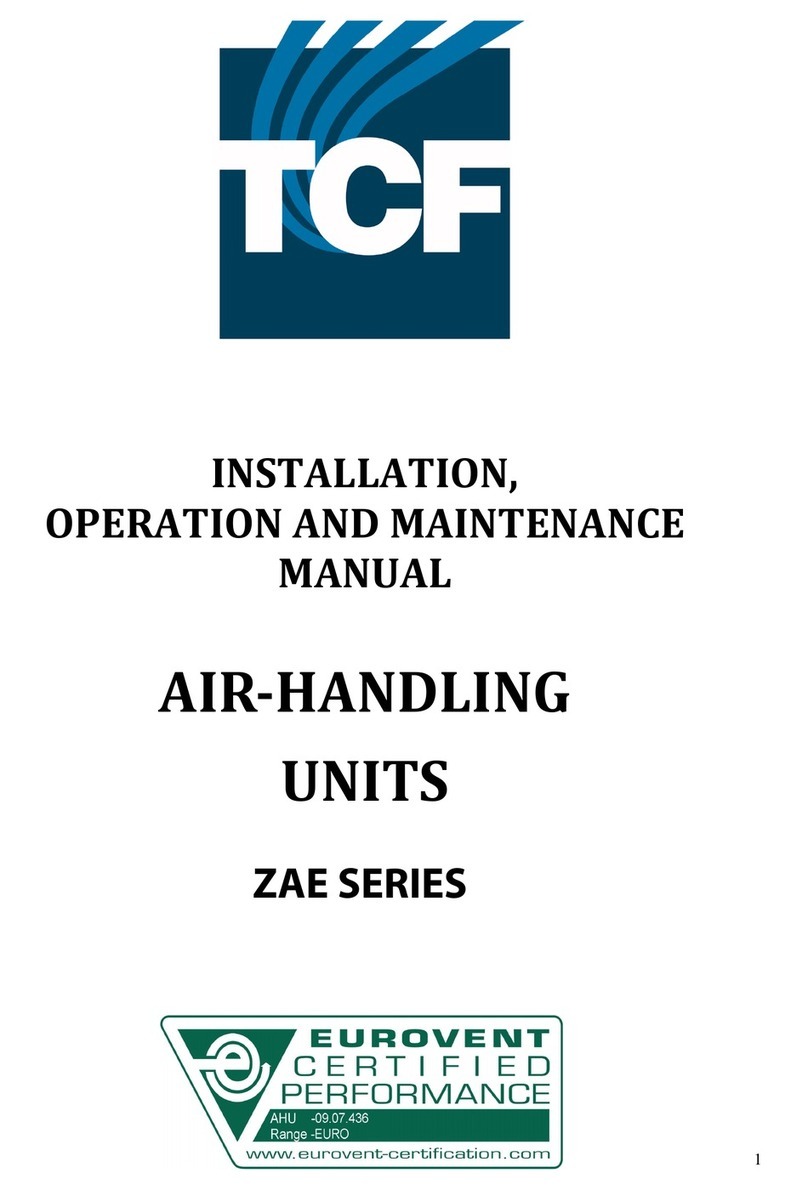 TCF ZAE Series Installation, operation and maintenance manual
