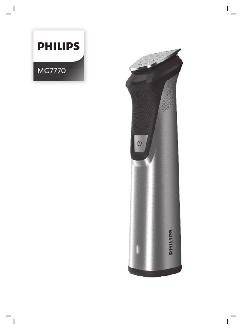 Philips MG7770 manual