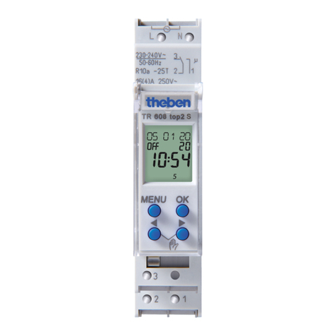 Theben TR 608 top2 S Installation and operating instructions