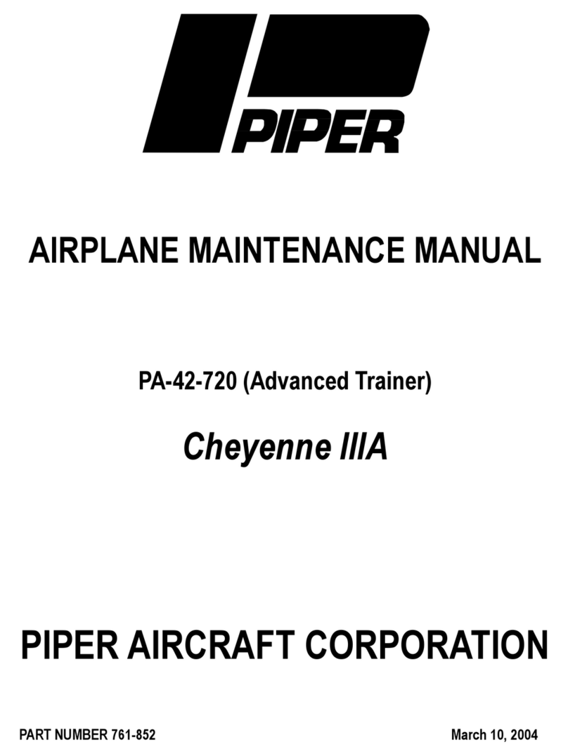 Piper Cheyenne IIIA User manual