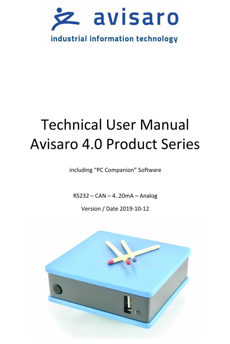 Avisaro 4.0 Series Technical  user's manual