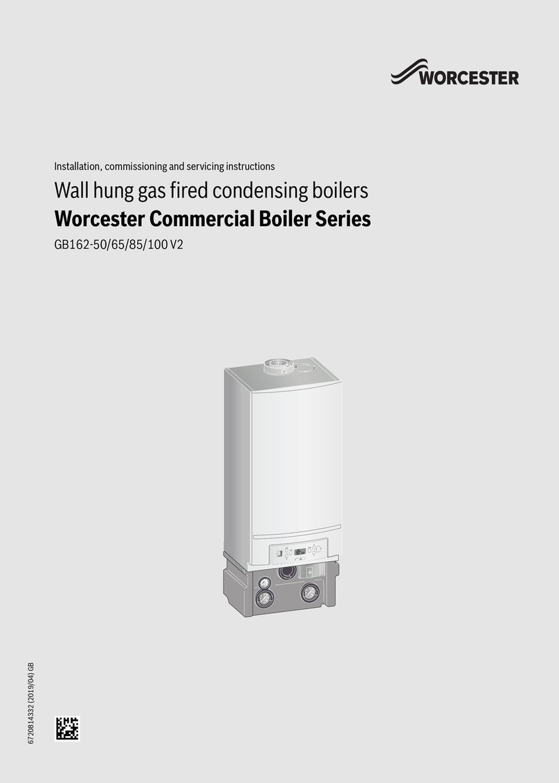 Worcester GB162-50 V2 Installation, commissioning and servicing instructions