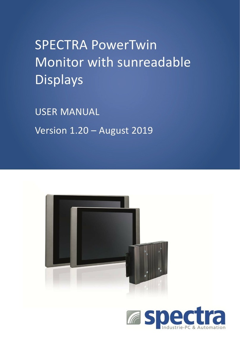 Spectra PowerTwin M08C-SR User manual