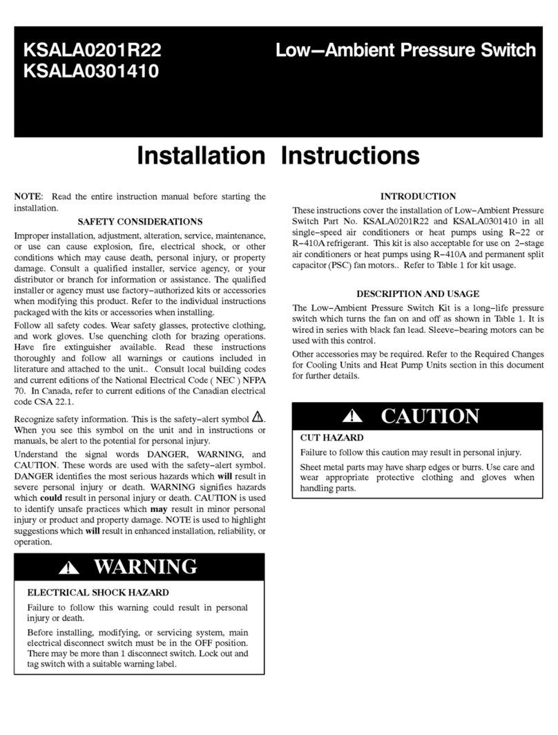 Carrier Access KSALA0201R22 installation instructions
