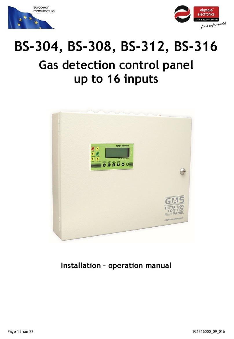 olympia electronics BS-316 Installation & operation manual