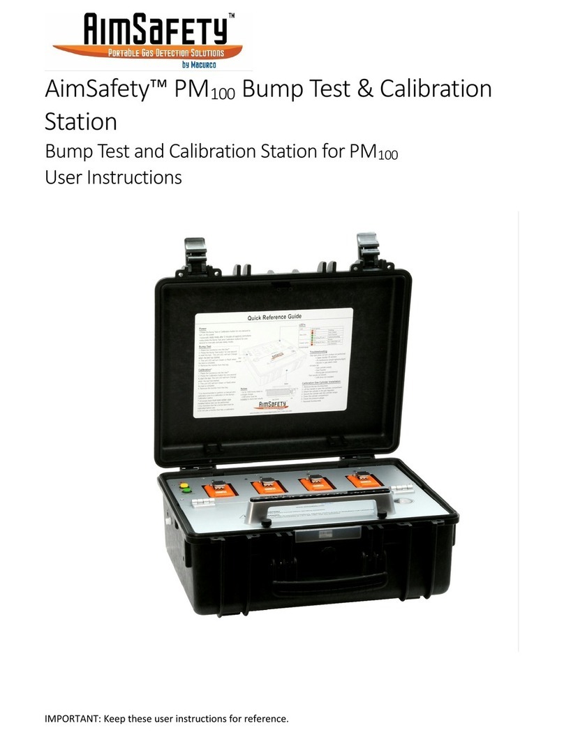 Macurco AimSafety PM 100 User instructions