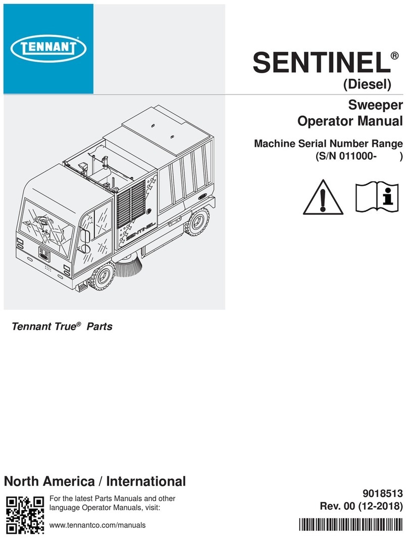 Tennant sentinel Operator's manual